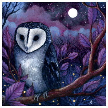 AC122 - Midnight Owl Art Card