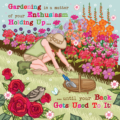 BML105 - Gardening Enthusiasm Greeting Card