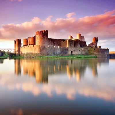 CW146 - Caerphilly Castle Greeting Card