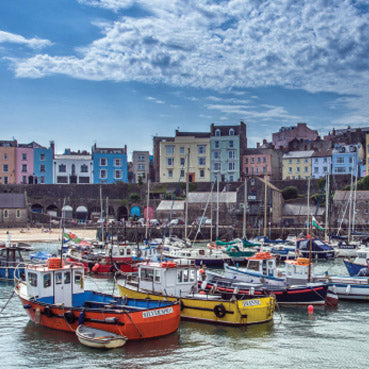 CW163 - Tenby Harbour Greeting Card