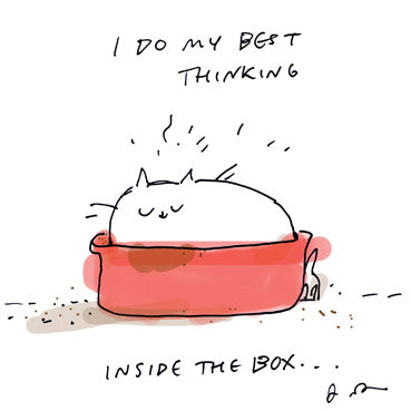 DCT109 - Thinking Inside the Box Greeting Card