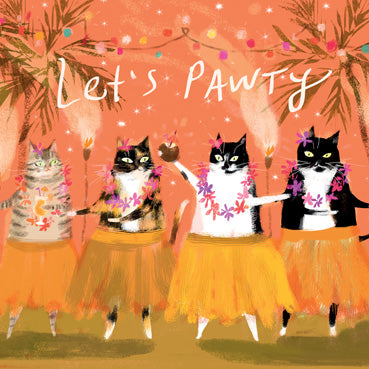 DCT113 - Lets Pawty Greeting Card