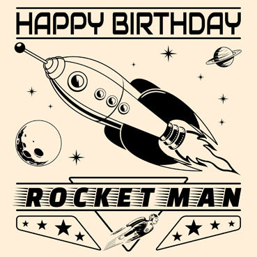 GC108 - Rocket Man Birthday Card