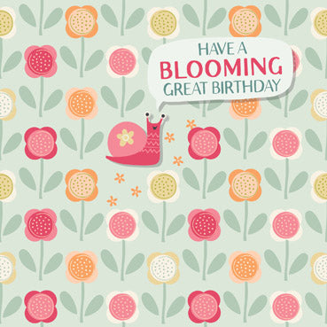 GED133 - Have a Blooming Great Birthday Greeting Card
