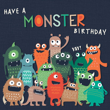 GED155 - Monster Birthday Card
