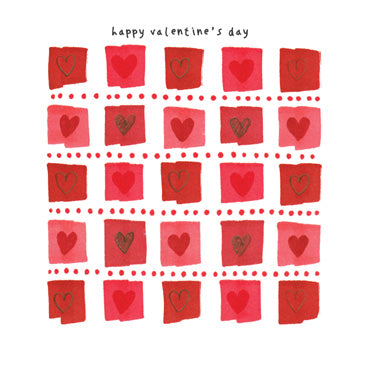 GED160 - Valentines Grid Greeting Card