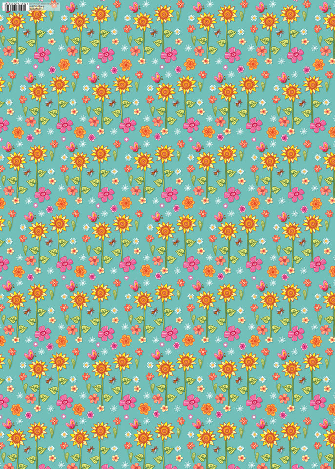 GW-ANG755 - Sunflowers Gift Wrap