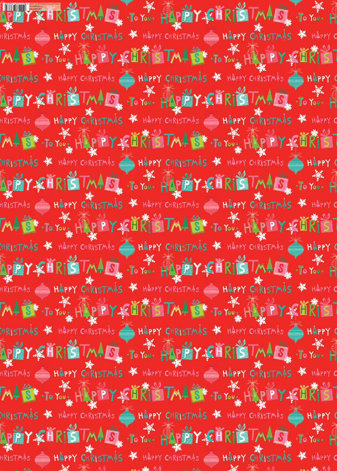 GE-GED758 - Happy Christmas Gift Wrap
