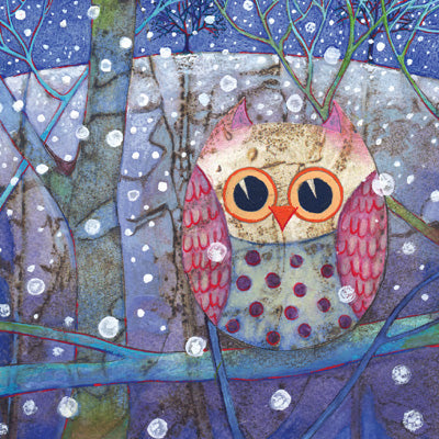 HM115 - The Owl in the Snow Greeting Card