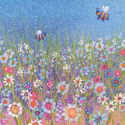 HM120 - Bees in the Meadow Greeting Card