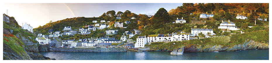 KER005 - Polperro Panoramic Postcard