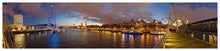 Load image into Gallery viewer, LDN-007 - River Thames from Hungerford Bridge Panoramic Postcard
