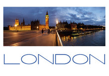 Load image into Gallery viewer, LDN-008 - House of Parliament and London Eye Panoramic Postcard
