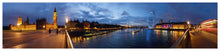 Load image into Gallery viewer, LDN-008 - House of Parliament and London Eye Panoramic Postcard
