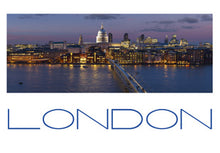 Load image into Gallery viewer, LDN-012 - St Paul&#39;s Cathedral from Tate Modern Panoramic Postcard
