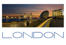 Load image into Gallery viewer, LDN-013 - City Hall, Tower Bridge and River Thames Panoramic Postcard

