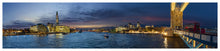 Load image into Gallery viewer, LDN-014 - River Thames from Tower Bridge Panoramic Postcard
