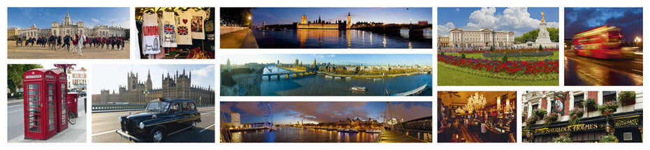 LDN-016 - London Compilation 2 Panoramic Postcard