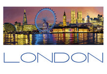 Load image into Gallery viewer, LDN-017 - London Montage Panoramic Postcard
