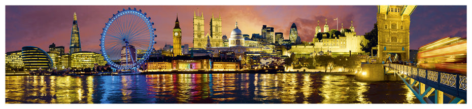 LDN-017 - London Montage Panoramic Postcard