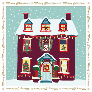 LXM103 (Pack) - Winter House Christmas Pack (5 cards)