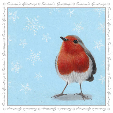 LXM125 - Robin in the Snow Christmas Card Pack (5 cards)