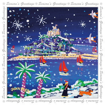 LXM126 - Sailing Through the Snow Christmas Card Pack (5 cards)