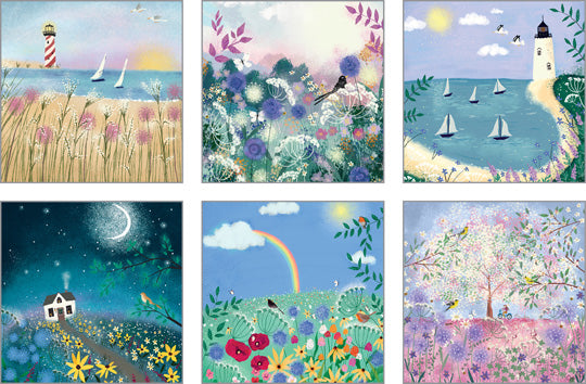 NC-JLF501 - joy Laforme Notecard Pack (6 cards in pack)