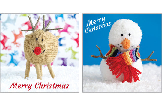 NC-XM525 - Reindeer and The Snowman Christmas Card Pack (6 Cards)