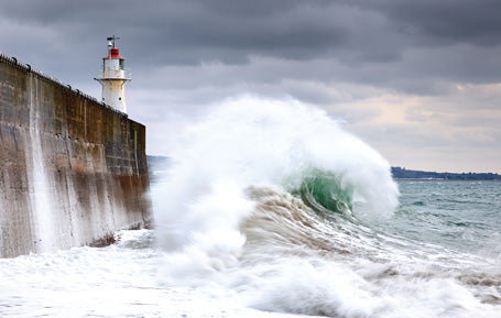 PCC521 - Newlyn Breakwater Postcard