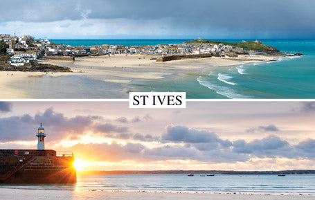 PCC627 - St Ives 2 Views Postcard