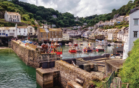 PCC640 - Polperro Harbour Cornwall Postcard