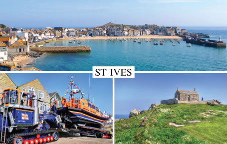 PCC710 - St Ives Trio Cornwall Postcard