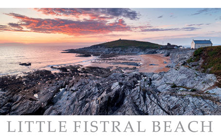 PCC787 - Little FIstral Beach Newquay Postcard