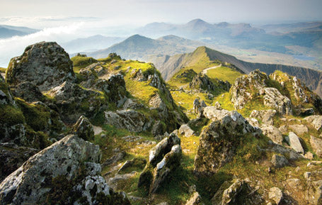 PCW553 - View from Mount Snowdon Gwynedd Postcard