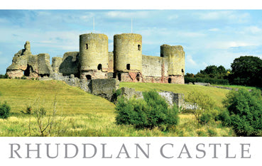 PCW611 - Rhuddlan Castle Denbighshire Postcard