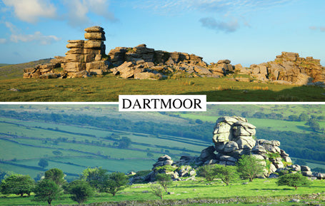 PDV568 - Staple Tor and Vixen Tor Dartmoor Postcard