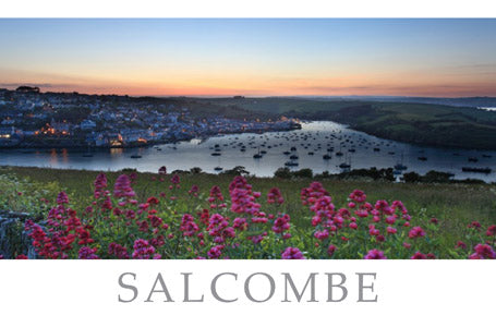 PDV594 - Salcombe Skies Postcard