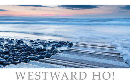 PDV595 - Westward Ho! Devon Postcard