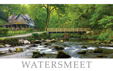 PDV635 - Watersmeet Exmoor Postcard