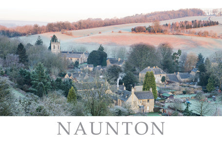 PWD585 - Frosty Naunton Postcard