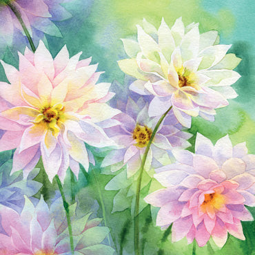 RT138 - Chrysanthemums Greeting Card
