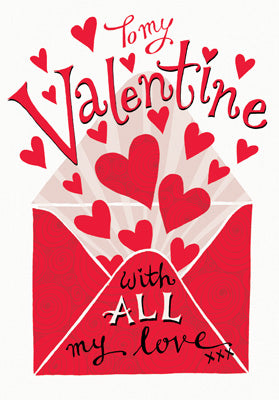 SB301 - To My Valentine Valentines Card