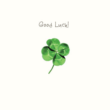 SP121 - Good Luck (Clover) Greeting Card