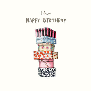 SP143 - Happy Birthday Mum (Presents) Birthday Card