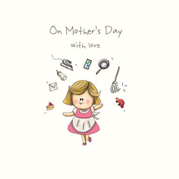 SP169 - On Mother's Day (Juggling) Mother's Day Card