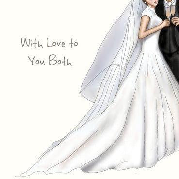SPS802 - With Love to you Both Special Wedding Card (With Adornments)