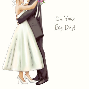 SPS803 - On Your Big Day Special Greeting Card (With Adornments)