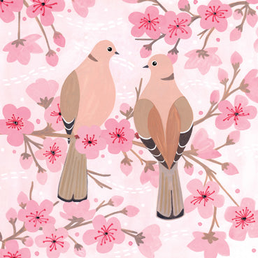 SSH104 - Love Birds Art Card