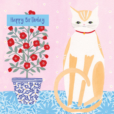 SSH116 - Happy Birthday (Cat) Birthday Card